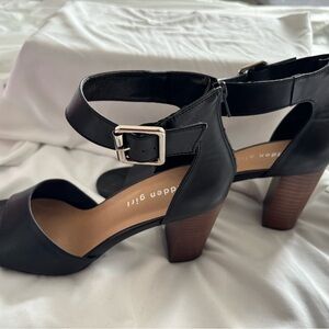 MADDEN GIRL - Harperr Black Heeled Sandals Size 9